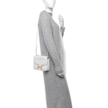 HERMES Swift Constance 18 New White