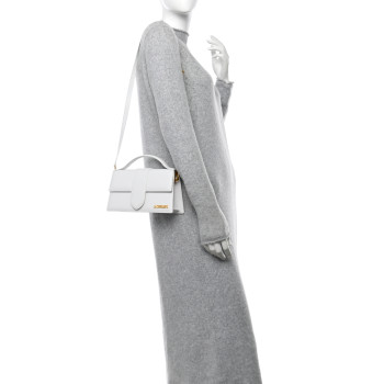 JACQUEMUS Smooth Calfskin Le Grand Bambino White