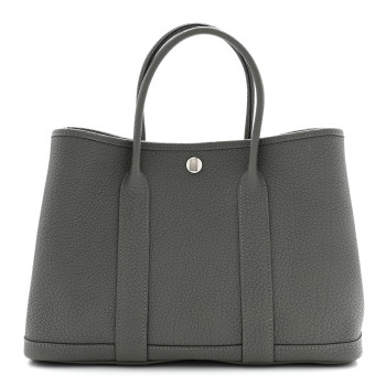 HERMES Negonda Garden Party 30 TPM Gris Meyer