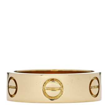 CARTIER 18K Yellow Gold 5.5mm LOVE Ring 50 5.25
