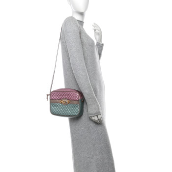 GUCCI Laminated Nappa Trapuntata Small Zumi Shoulder Bag Rosa Lago Rame GUCCI Laminated Nappa Trapuntata Small Zumi Shoulder Bag Rosa Lago Rame