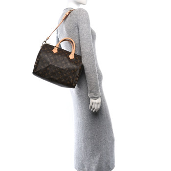 LOUIS VUITTON Monogram Speedy Bandouliere 30