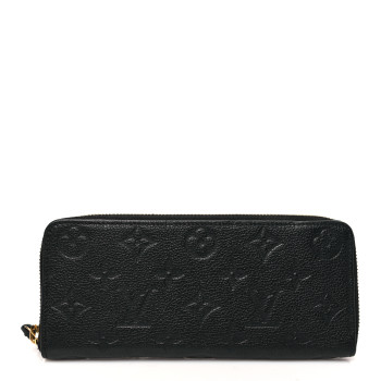 LOUIS VUITTON Empreinte Clemence Wallet Black