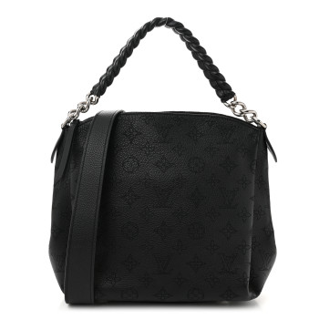 LOUIS VUITTON Mahina Babylone Chain BB Black LOUIS VUITTON Mahina Babylone Chain BB Black