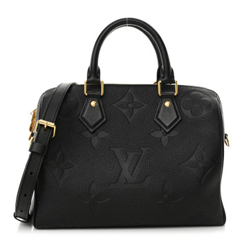 LOUIS VUITTON Empreinte Monogram Giant Speedy Bandouliere 25 Black LOUIS VUITTON Empreinte Monogram Giant Speedy Bandouliere 25 Black