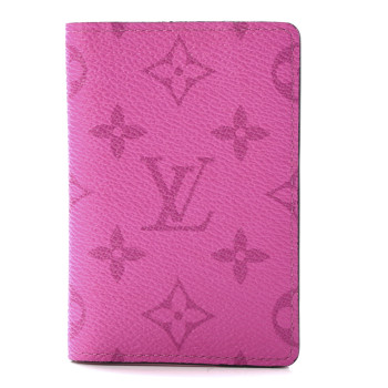 LOUIS VUITTON Taigarama Pocket Organizer NM Fuchsia
