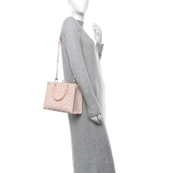 LOUIS VUITTON Empreinte Monogram Summer Stardust Onthego PM Pink