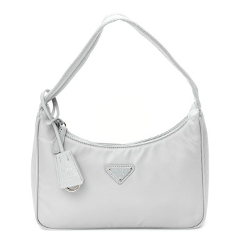 PRADA Tessuto Nylon Mini Re-Edition 2000 Bag Fiordaliso