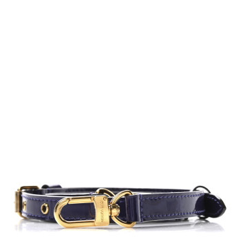 LOUIS VUITTON Vernis 16mm Adjustable Shoulder Strap Amethyste
