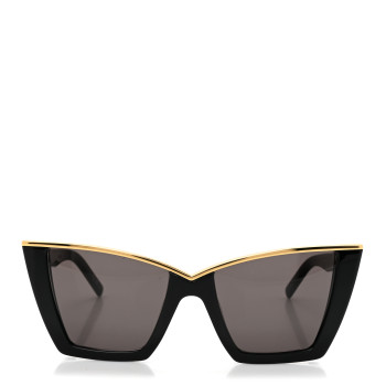 SAINT LAURENT Cat Eye Kate SL570 Sunglasses Black