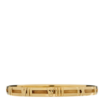 TIFFANY 18K Yellow Gold Atlas Open Bangle Bracelet
