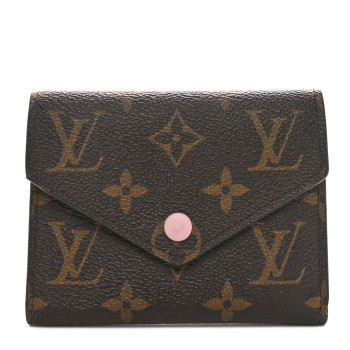 LOUIS VUITTON Monogram Victorine Wallet Rose Ballerine