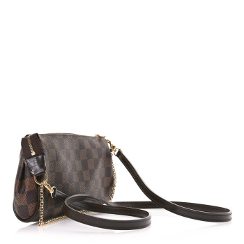 LOUIS VUITTON Damier Ebene Eva Clutch LOUIS VUITTON Damier Ebene Eva Clutch