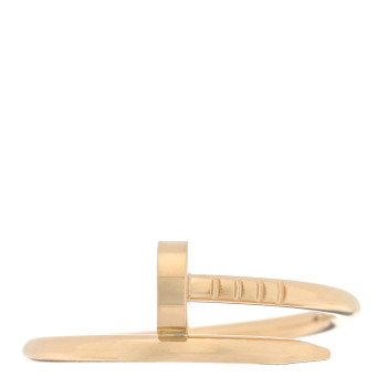 CARTIER 18K Yellow Gold Small Juste Un Clou Ring 56 7.5