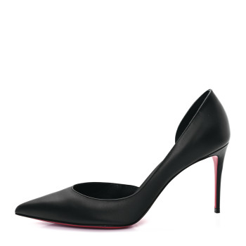 CHRISTIAN LOUBOUTIN Shiny Nappa Iriza 85 Pumps 41 Black