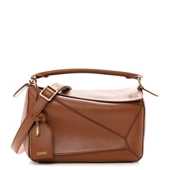 LOEWE Nappa Lambskin Small Featherlight Puzzle Bag Pecan LOEWE Nappa Lambskin Small Featherlight Puzzle Bag Pecan