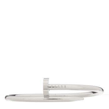 CARTIER 18K White Gold Juste Un Clou Bracelet 16
