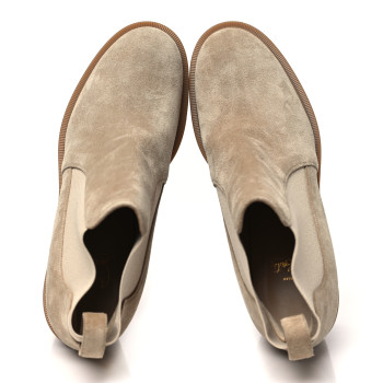 CHRISTIAN LOUBOUTIN Suede Marchacroche 70 Chelsea Boots 39