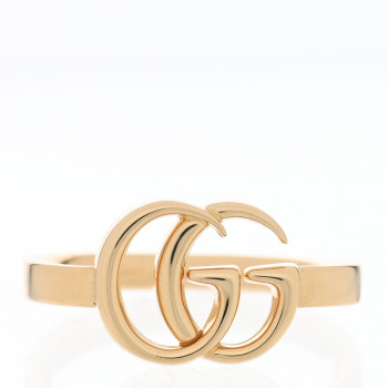 GUCCI 18K Yellow Gold Running GG Ring 52 6