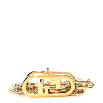 FENDI Metal O'Lock Strap You Gold
