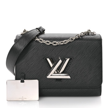 LOUIS VUITTON Epi Twist Shoulder Bag MM Black