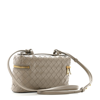 BOTTEGA VENETA Calfskin Intrecciato Bang Bang Vanity Case Pinecone