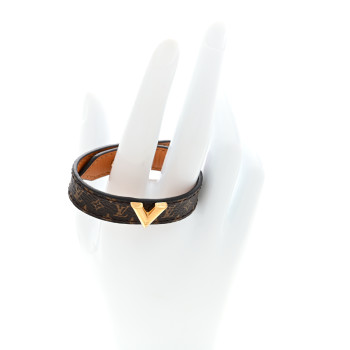 LOUIS VUITTON Monogram Essential V Bracelet 15