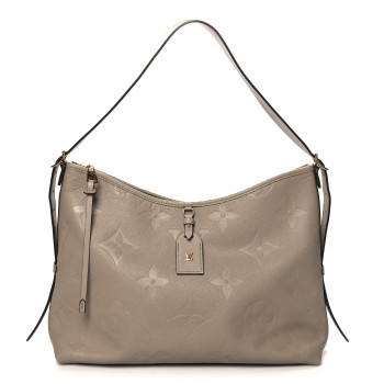 LOUIS VUITTON Empreinte Monogram Giant Carryall MM Tourterelle