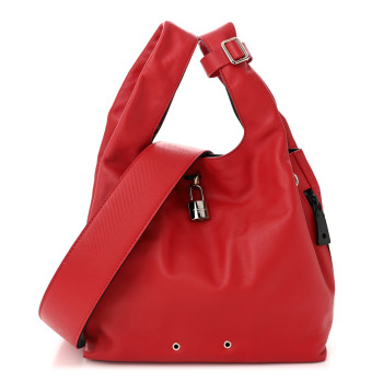 LOUIS VUITTON Calfskin Monogram Atlantis PM Red LOUIS VUITTON Calfskin Monogram Atlantis PM Red