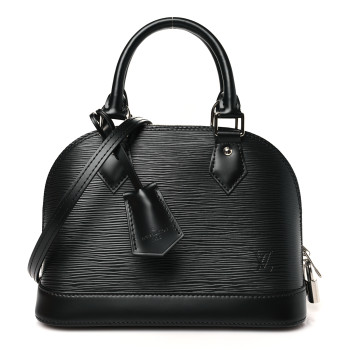 LOUIS VUITTON Epi Alma BB Black