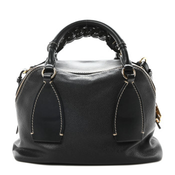 CHLOE Calfskin Medium Daria Full Blue