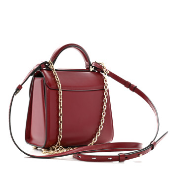 SALVATORE FERRAGAMO Smooth Calfskin Small Boxyz Red