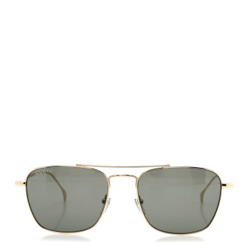 GUCCI Metal Aviator Sunglasses GG1183S Gold