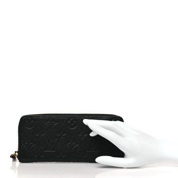 LOUIS VUITTON Empreinte Clemence Wallet Black