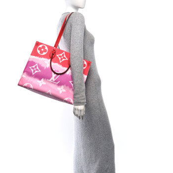 LOUIS VUITTON Monogram Escale Onthego GM Rouge