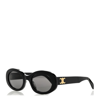 CELINE Acetate Triomphe 01 Sunglasses Black