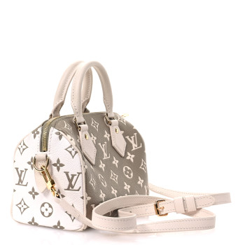 LOUIS VUITTON Empreinte Monogram Spring in the City Speedy Bandouliere 20 Kaki Beige Cream