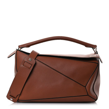 LOEWE Calfskin Large Puzzle Bag Tan LOEWE Calfskin Large Puzzle Bag Tan