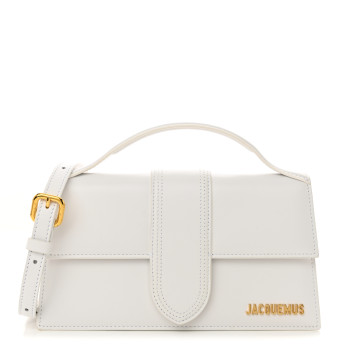 JACQUEMUS Smooth Calfskin Le Grand Bambino White