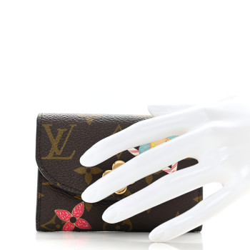 LOUIS VUITTON Monogram 2024 Christmas Animation Candy Factory Rosalie Coin Purse Candy Red