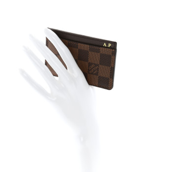 LOUIS VUITTON Damier Ebene Card Holder