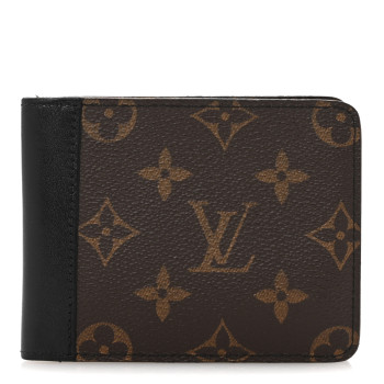 LOUIS VUITTON Monogram Macassar Multiple Wallet