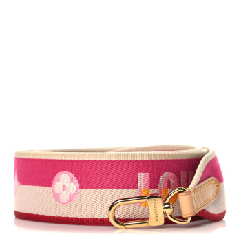LOUIS VUITTON Jacquard Speedy Bandouliere 20 Shoulder Strap Fuchsia