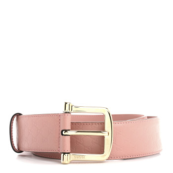 GUCCI Soft Microguccissima Margaux Calfskin Belt 85 34 Soft Pink