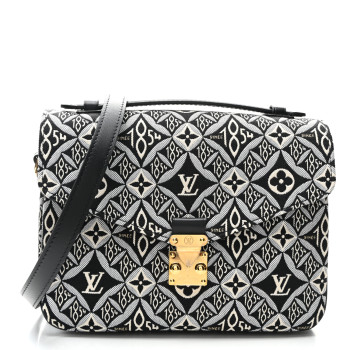 LOUIS VUITTON Jacquard Since 1854 Pochette Metis Grey