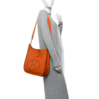 HERMES Epsom Evelyne II GM Orange