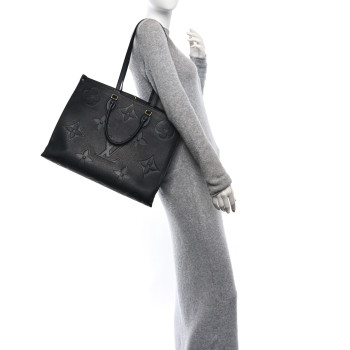 LOUIS VUITTON Empreinte Monogram Giant Onthego GM Black