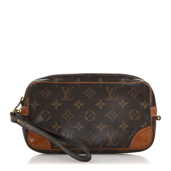 LOUIS VUITTON Monogram Pochette Marly Dragonne 22