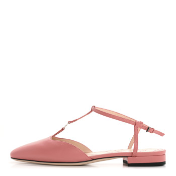 GUCCI Nappa Double G Ballet Flats 37 Gorgeus Grace