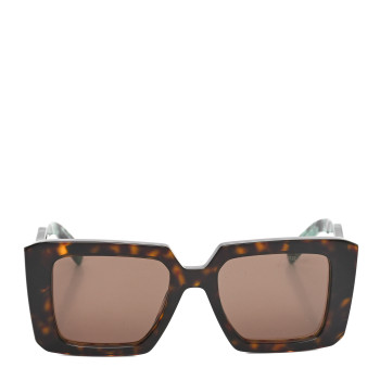 PRADA Acetate Symbole Sunglasses SPR 23Y Red Tortoise